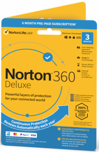 Norton 360 ABO (3 D - 6 Months) Deluxe inkl. 25GB ESD